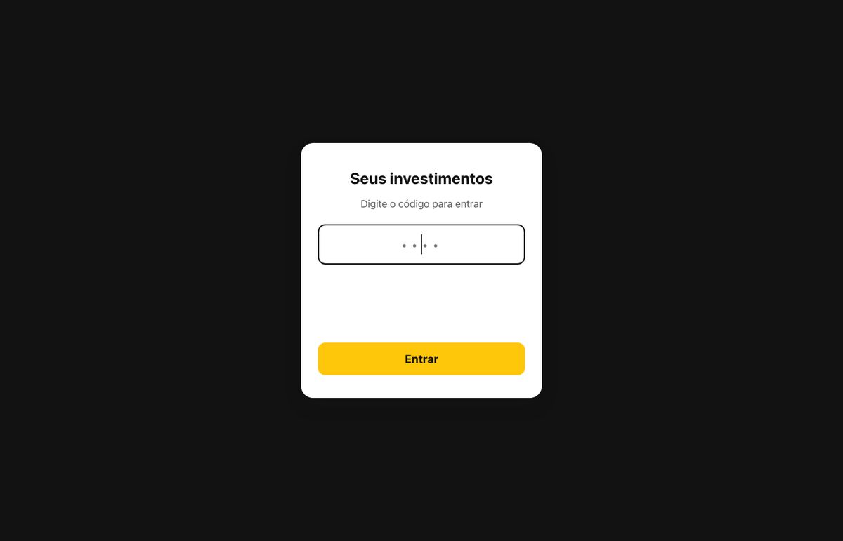 Investment explainer in Portuguese